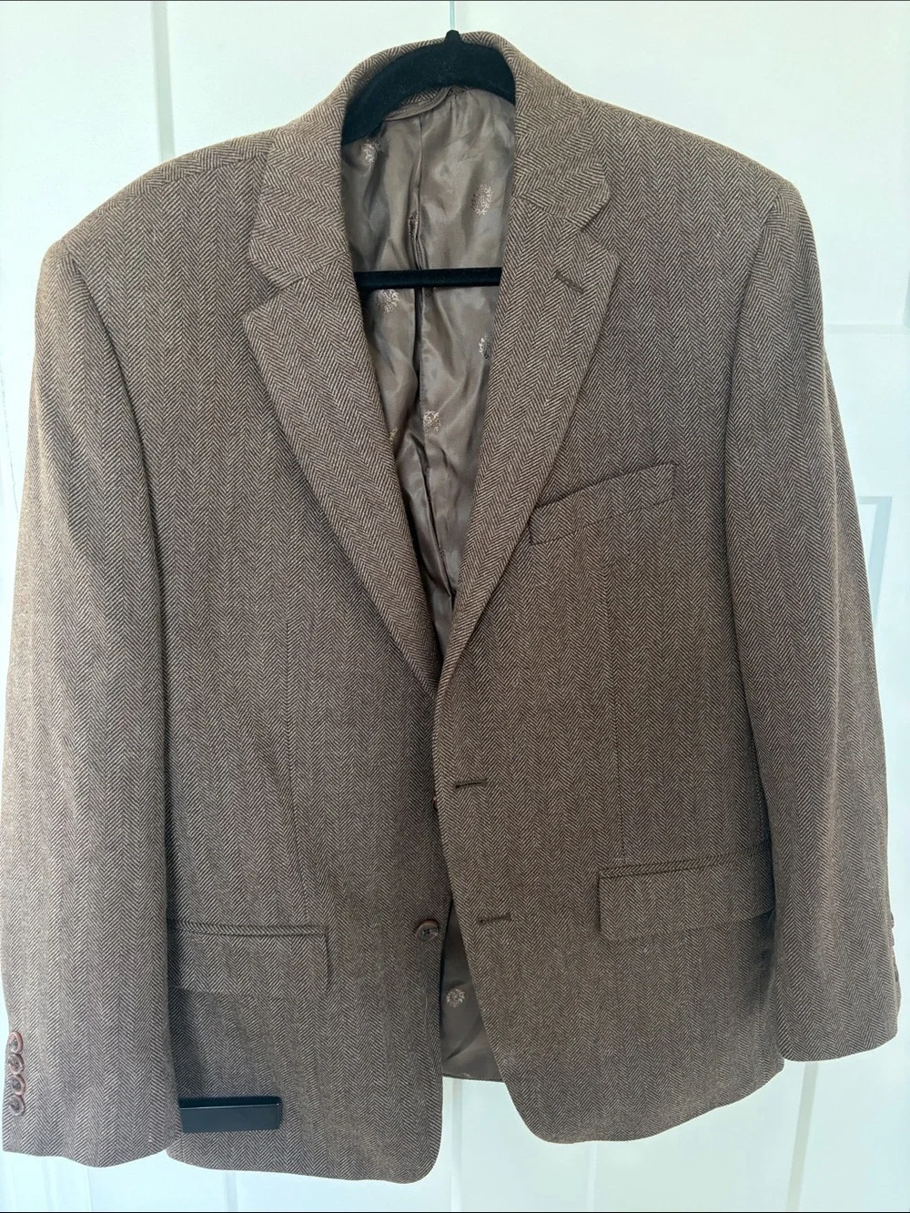 Ralph Lauren Brown Herringbone Sport Coat